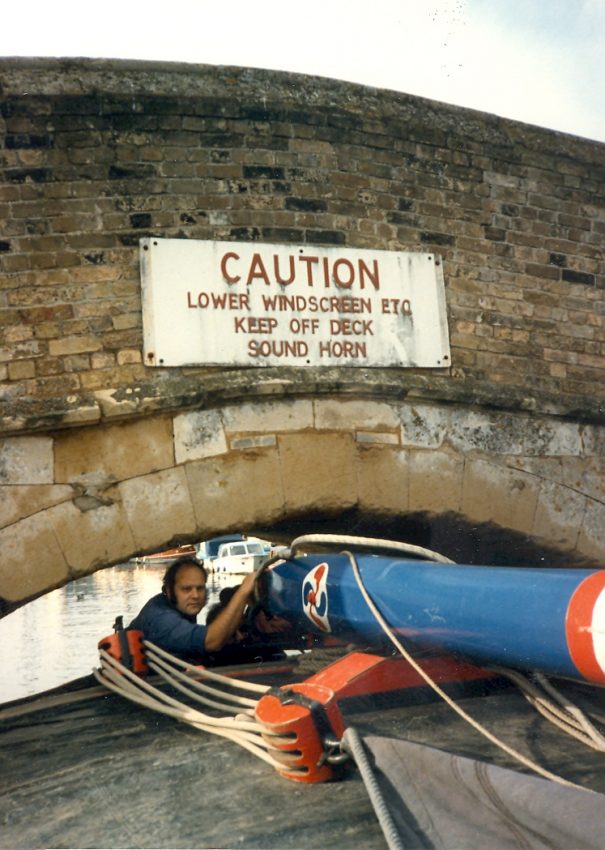 A tight fit under Potter Heigham bridge