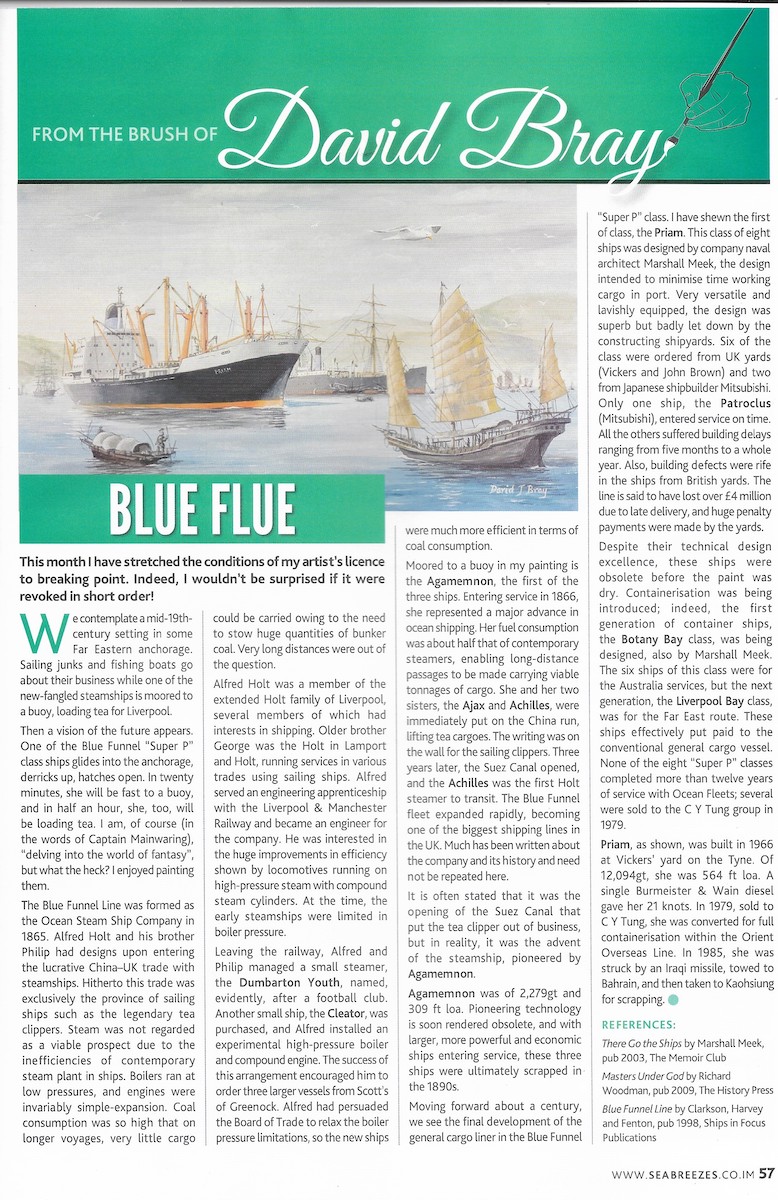 Blue Flue- Sea Breezes article